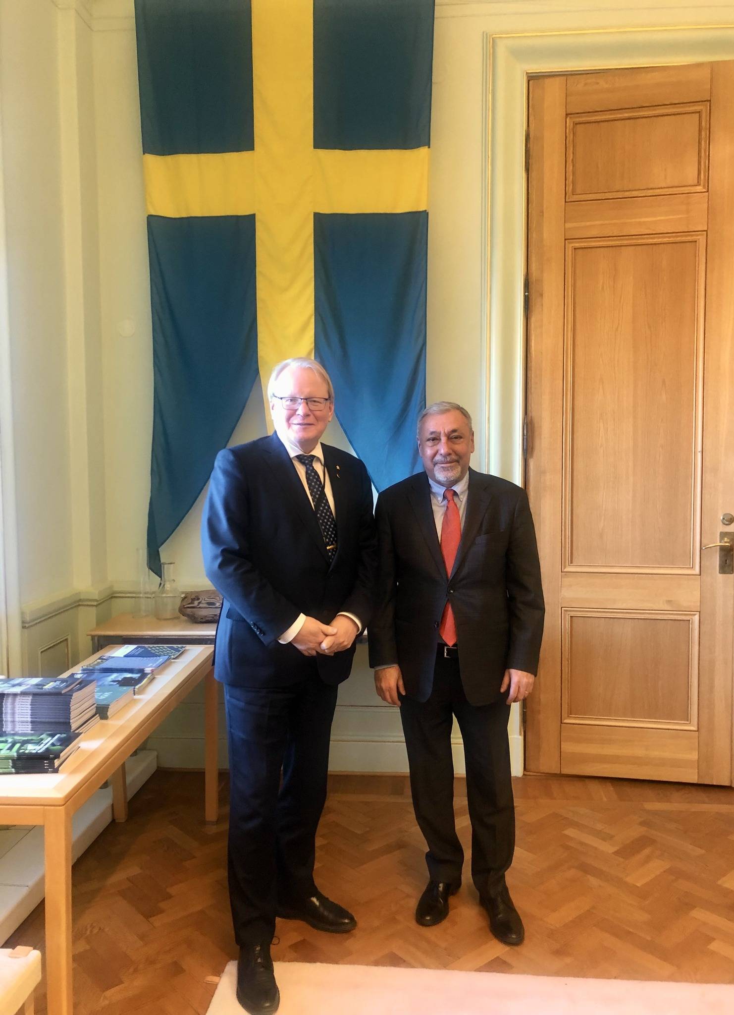 Meeting of Ambassador Alexander Arzoumanian with Chairman of the Defence Committee of the Riksdag