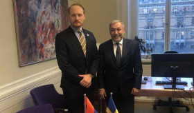 Meeting of Ambassador Alexander Arzoumanian with Chairman of Foreign Affairs Committee of Riksdag