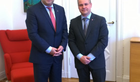 Meeting of Ambassador Apitonian with the Minister for Justice and Migration of Sweden Morgan Johansson