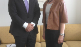 Meeting of Ambassador Apitonian with the Speaker of Finnish Parliament Maria Lohela