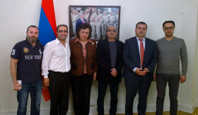 Meeting of the Minister for Diaspora Affairs of Armenia with the representatives of Armenian community organizations in Sweden.