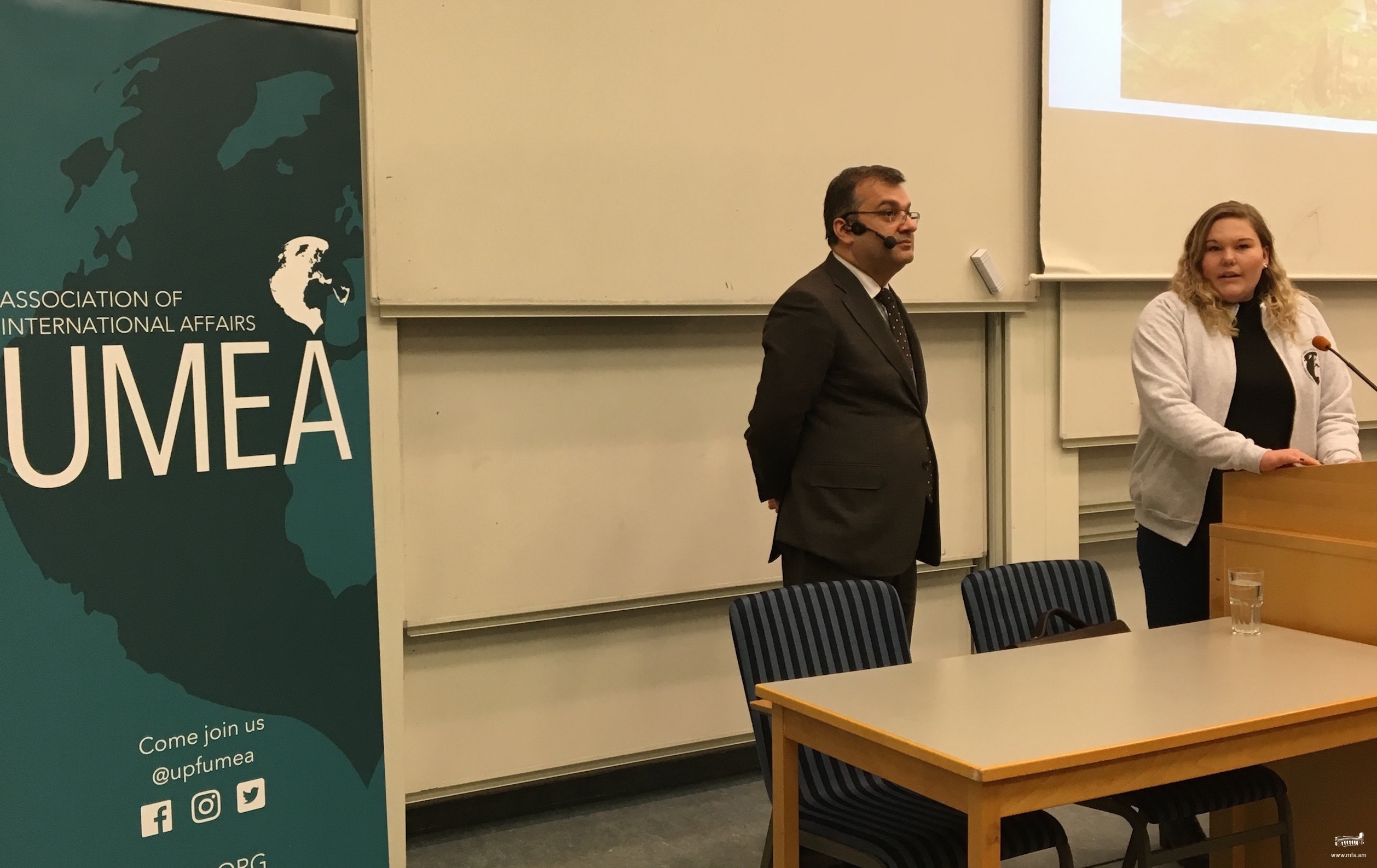 Ambassador’s lecture at Umeå University