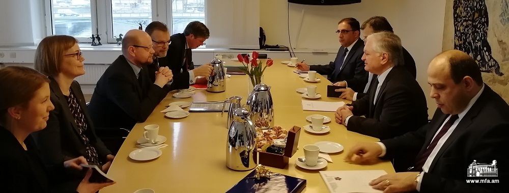 Foreign Minister of Armenia met with State Secretary of Sweden