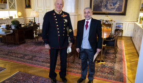 Ambassador Arzoumanian presented the Letters of Credence to the King of Norway
