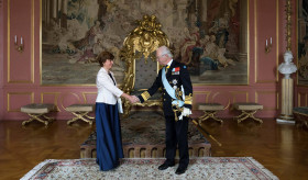 Ambassador Anna Aghadjanian presented her Letters of Credence to the King of Sweden